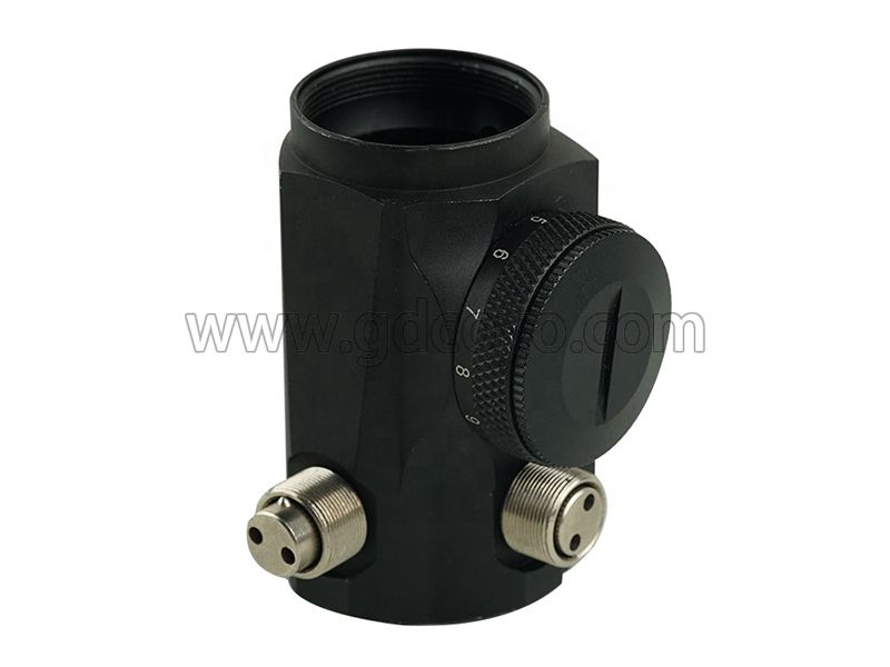 光学视觉镜头铝配件CNC精密机加工车铣复合