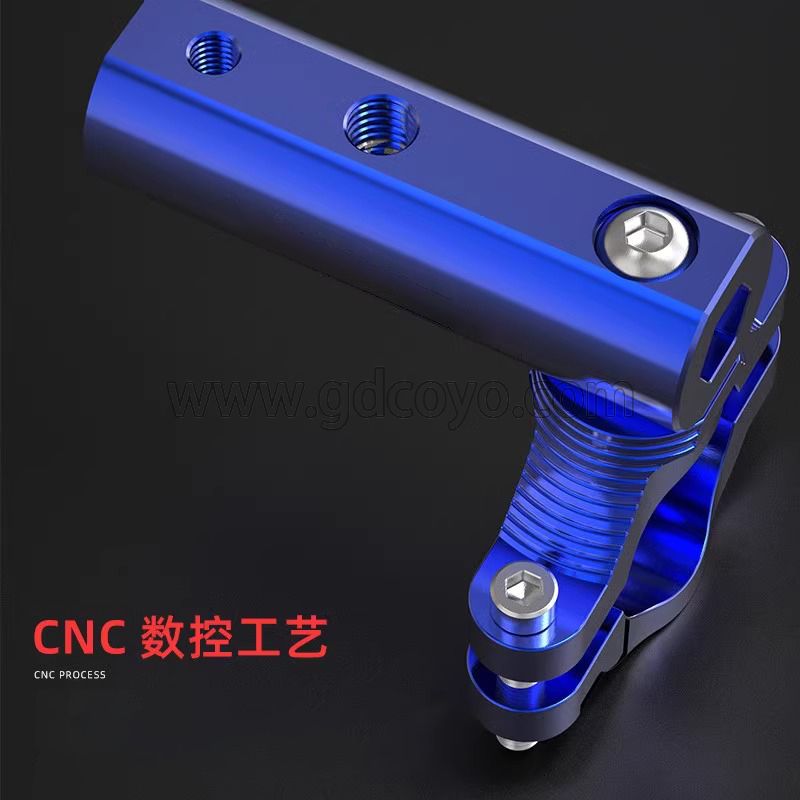 摩托车后视镜座多功能扩展支架手把横杆电动车改装射灯配件铝合金