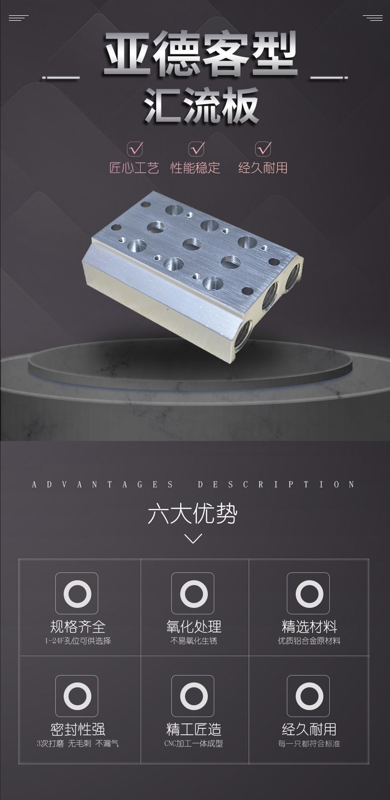 200M Series 气动汇流板