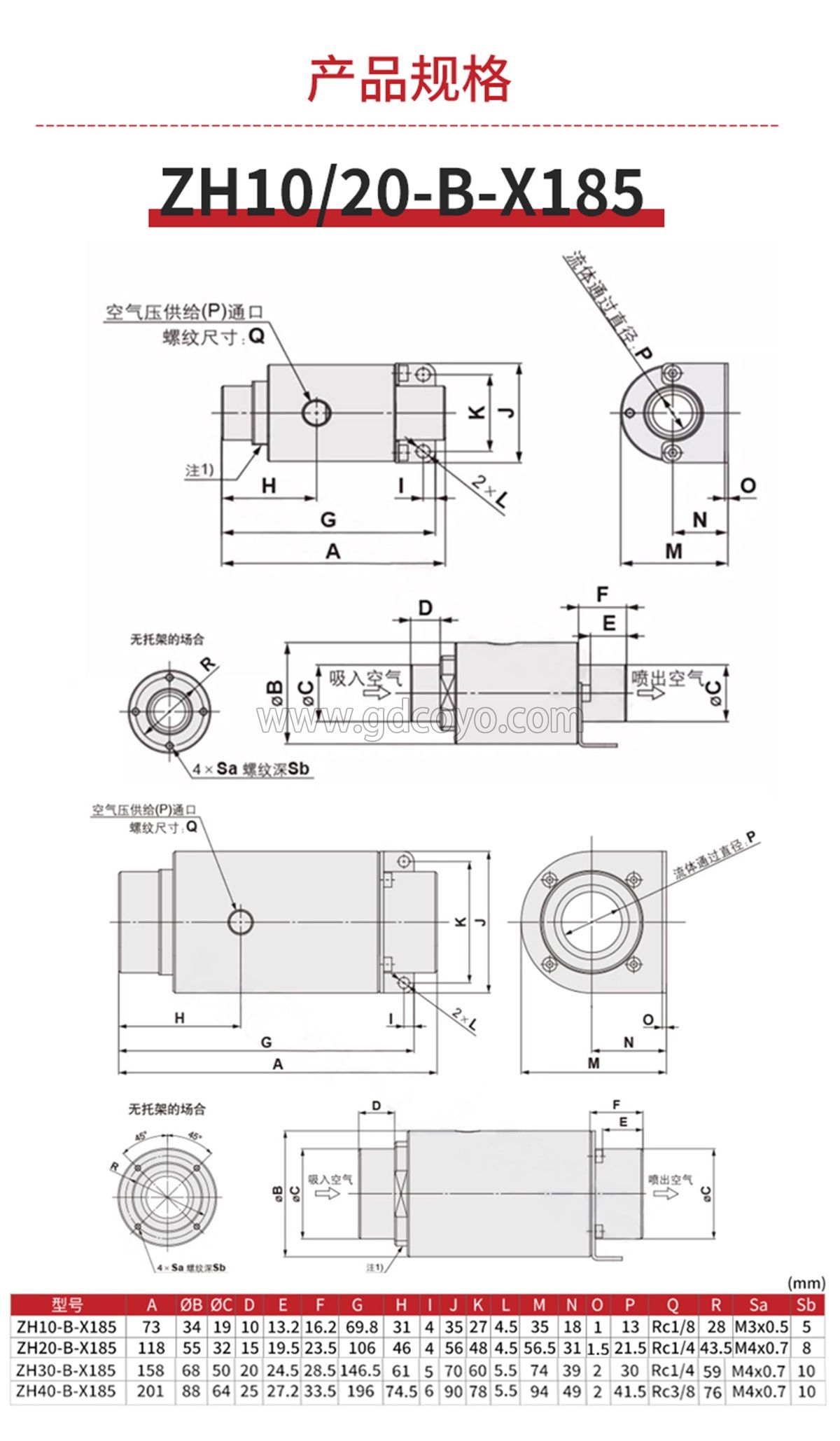 ZH30-B-X185 ZH30-B-X185
