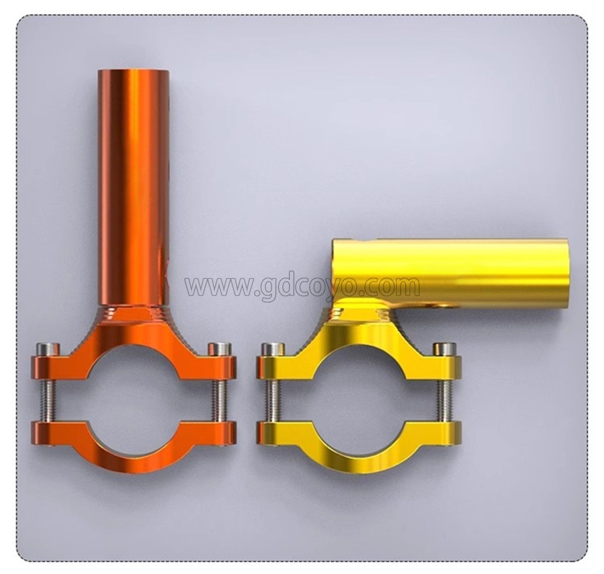 摩托车后视镜座多功能扩展支架手把横杆电动车改装射灯配件铝合金